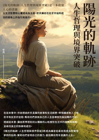 陽光的軌跡:人生哲理與境界突破 出版公司:千華駐科技 作者:牛月 類型:宗教心靈-成長勵志 EPUB電子書 繁體中文版