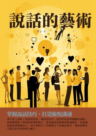 說話的藝術:掌握說話技巧, 打造愉悅溝通 出版公司:千華駐科技 作者:非子 類型:財經商管-人際溝通 EPUB電子書 繁體中文版