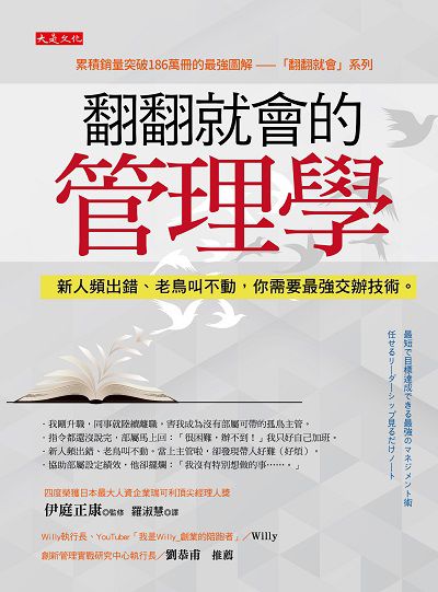 翻翻就會的管理學 出版公司:大是文化 作者:伊庭正康 類型:財經商管-企業管理創業 PDF電子書 繁體中文版