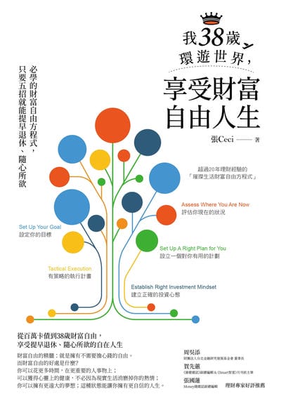 我38歲環遊世界, 享受財富自由人生:必學的財富自由方程式, 只要五招就能提早退休、隨心所欲 出版公司:橙實文化 作者:張Ceci 類型:財經商管-投資理財保險 PDF電子書 繁體中文版