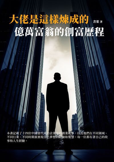 大佬是這樣煉成的:億萬富翁的創富歷程 出版公司:千華駐科技 作者:書葉 類型:財經商管-投資理財保險 EPUB電子書 繁體中文版