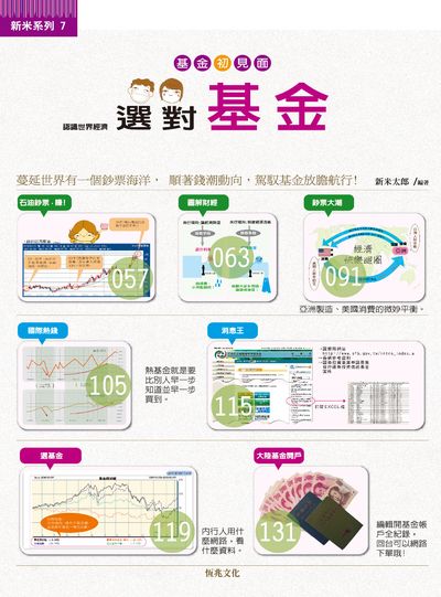 基金初見面:選對基金 出版公司:恆兆文化出版農學社總經銷 作者:新米太郎 類型:財經商管-投資理財保險 PDF電子書 繁體中文版