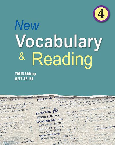 New vocabulary & reading [有聲書]. 4, TOEIC 550 up CEFR A2–B1 出版公司:AMC Publishing Company 作者:author Michael Vergara ... [et al.] 類型:語言學習-英文學習 有聲書(含PDF電子書) 英文版