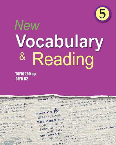 New vocabulary & reading [有聲書]. 5, TOEIC 750 up CEFR B2 出版公司:AMC Publishing Company 作者:author Michael Vergara、Ryan Campbell、Yi Chen 類型:語言學習-英文學習 有聲書(含PDF電子書) 英文版