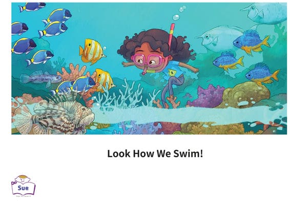 Look How We Swim![有聲書] 出版公司:WLS Educational Corp. 唐威廉文化事業 作者:Divya Panicker 類型:親子童書-兒童繪本 有聲書(含PDF電子書) 英文版