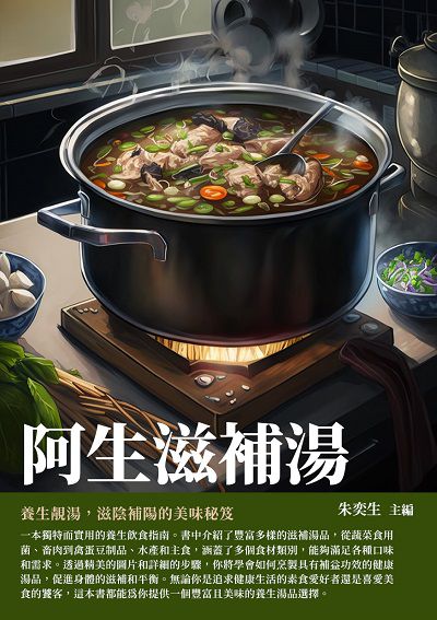 阿生滋補湯:養生靚湯, 滋陰補陽的美味秘笈 出版公司:千華駐科技 作者:朱奕生 類型:醫藥養生-中醫 EPUB電子書 繁體中文版