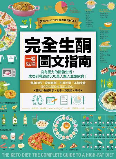 完全生酮一看就懂圖文指南:沒有壓力的酮體生活, 成功引導超過500萬人進入生酮飲食! 出版公司:柿子文化 作者:黎安妮.福格爾(Leanne Vogel) 類型:醫藥養生-健康食療 PDF電子書 繁體中文版