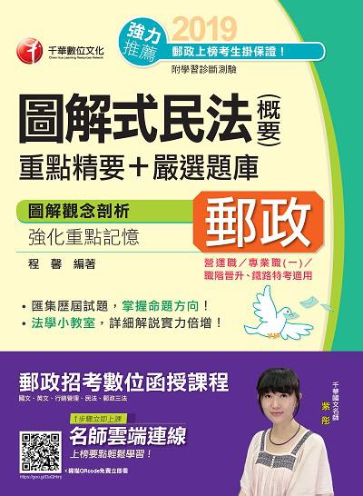 2018年 圖解式民法(含概要)重點精要+嚴選題庫 出版公司:千華數位文化 作者:程馨 類型:考試證照-高普特考 PDF電子書 繁體中文版
