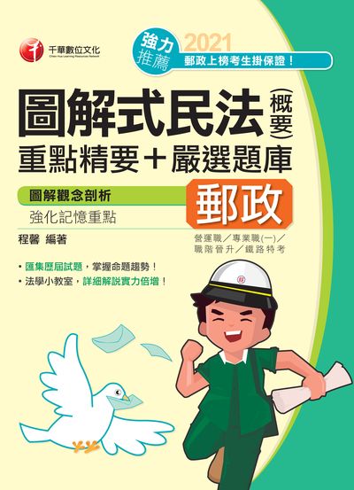 2020年 圖解式民法(含概要)重點精要+嚴選題庫 出版公司:千華數位文化 作者:程馨 類型:考試證照-高普特考 PDF電子書 繁體中文版