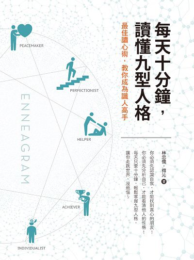 每天十分鐘, 讀懂九型人格 出版公司:靛藍出版三友圖書總代理吳氏圖書總經銷 作者:林忠儒、得沁 類型:科學科普-心理學 PDF電子書 繁體中文版
