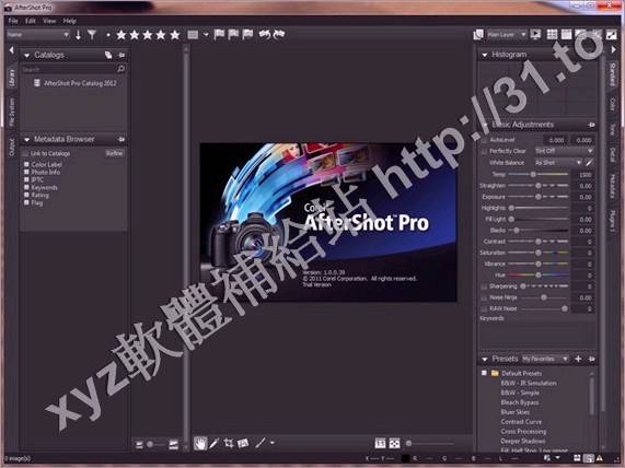 Corel AfterShot Pro v1.0.0.39 英文正式版(數碼照片管理和處理軟體)