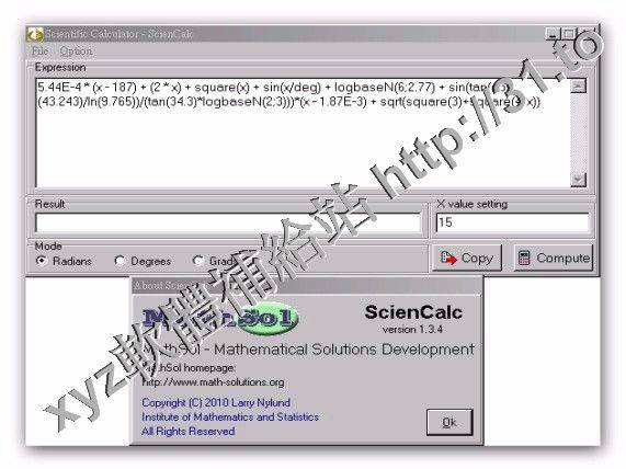 MathSol ScienCalc v1.3.10 英文正式版(方程值科學計算器軟體)