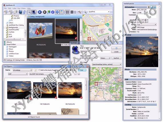 AbeMeda v6.6.0.555 x86 英文正式版(地質照片和媒體軟體)