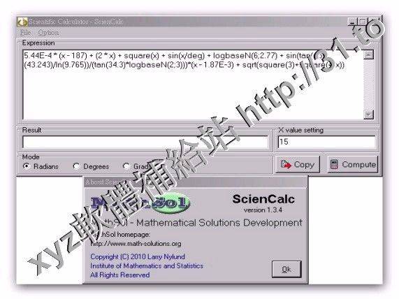 MathSol ScienCalc v1.3.15 英文正式版(方程值科學計算器軟體)