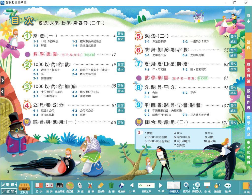 108學年下學期 國小 翰林版 數學電子書 2年級(含課本、習作含解答、課堂練習、數學作卷)教學光碟DVD版