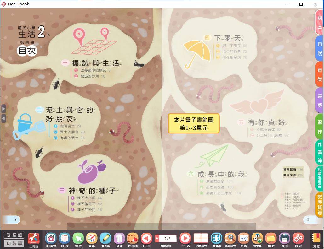 108學年下學期 國小 南一版 生活電子書 2年級(課本、習作含解答、作業簿含解答、活學活用卷)教學光碟DVD版(2片裝)