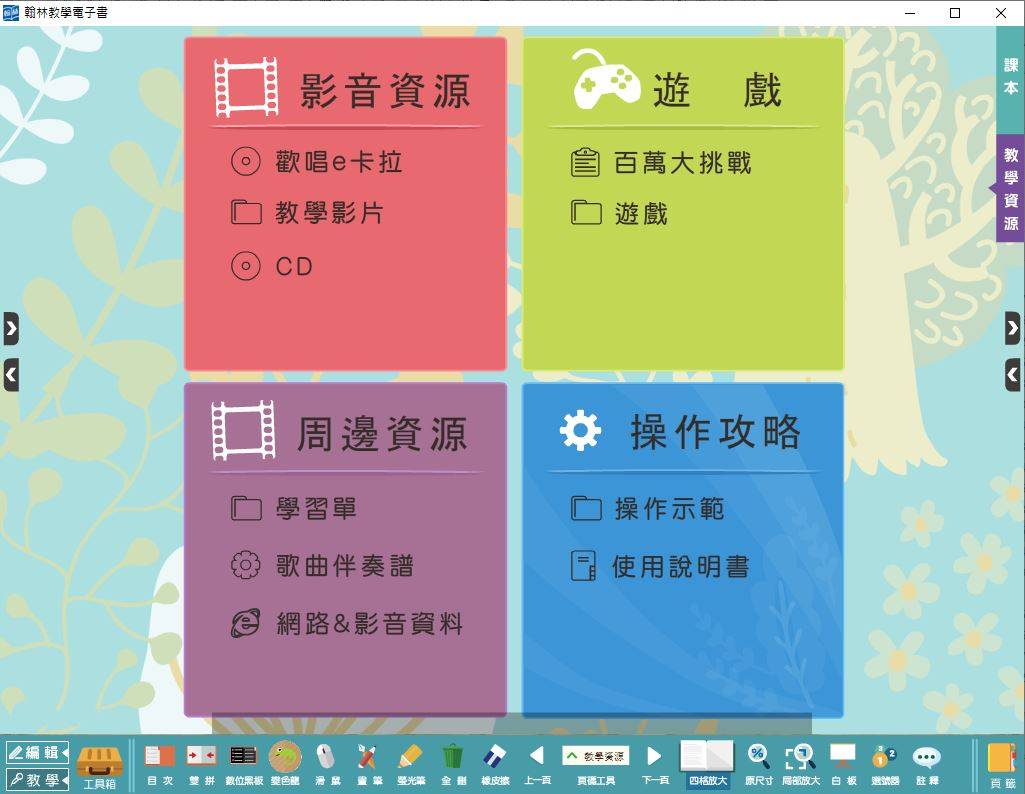108學年下學期 國小 翰林版 藝術與人文電子書 6年級(含課本)教學光碟DVD版