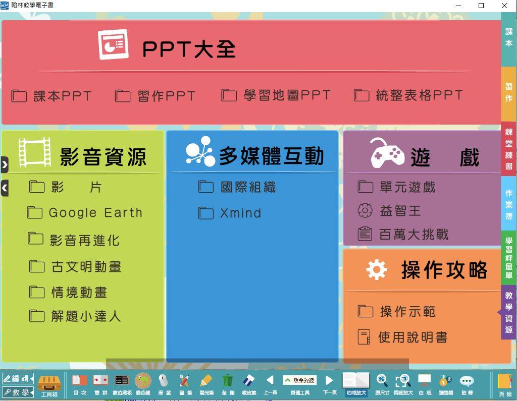 108學年下學期 國小 翰林版 社會電子書 6年級(含課本、習作含解答、課堂練習、作業簿含解答、學習評量單)教學光碟DVD版(2片裝)