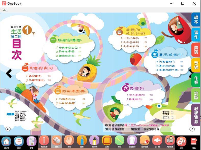 108學年下學期 國小 南一版 生活電子書 1年級(課本、習作含解答、作業簿含解答、活學活用卷)教學光碟DVD版