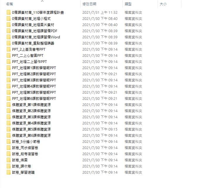 110學年上學期 國中 康軒版 地理備課資料庫 2年級(含課本、卷類資源、備課用書、習作含解答、教學輔助資源)教學光碟