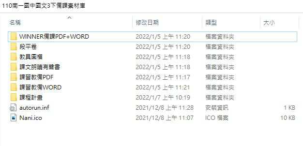 110學年下學期 國中 南一版 國文備課素材庫 3年級(含教具圖檔、課本、卷類資源、備課用書、習作含解答)教學光碟