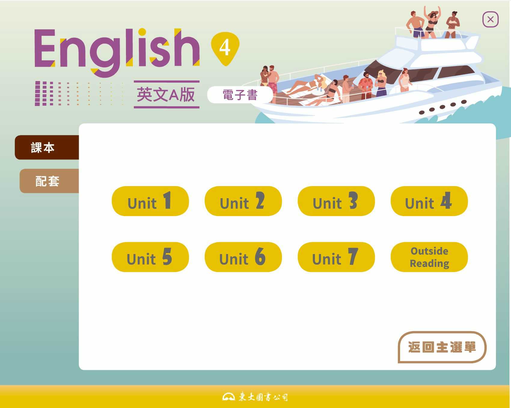 110學年下學期 技術高中 三民東大版 英文A版 2年級 電子書 教學光碟