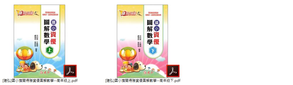 110年 [建弘]國小數學 1-6年級 旗開得勝 數學題庫 + 4-6年級 旗開得勝 數學得分密碼+ 高年級 旗開得勝資優圖解數學 + 高年級 教學活用圖解法教學講義 + 高年級 張氏資優數學 教材光碟