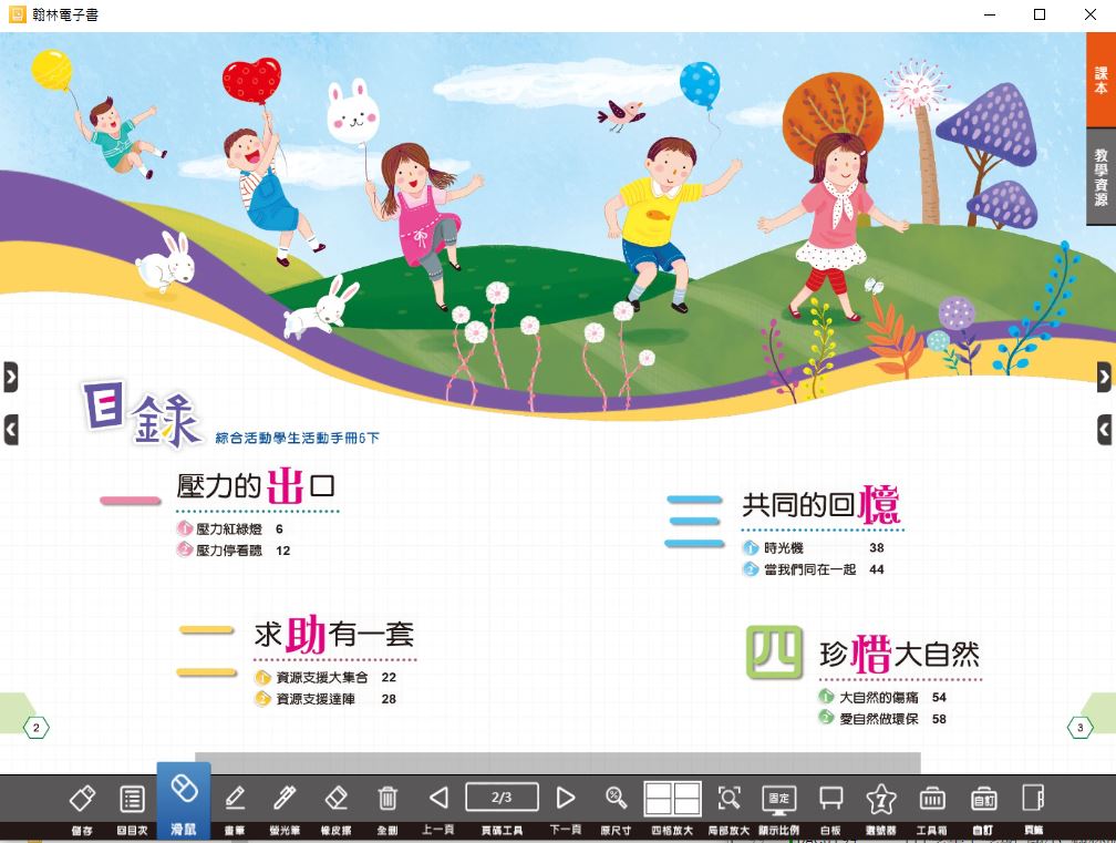 111學年下學期 國小 翰林版 綜合活動電子書 6年級(含課本)教學光碟