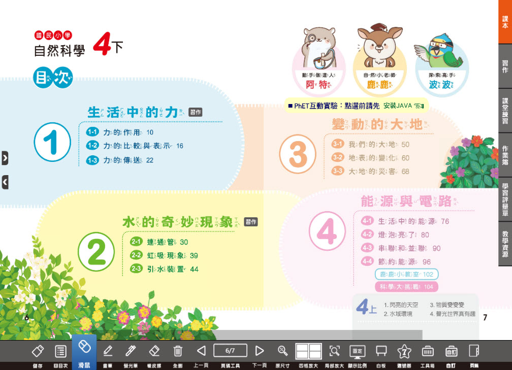 111學年下學期 國小 翰林版 自然與生活科技電子書 4年級(含課本、習作含解答、課堂作卷)教學光碟(2片裝)