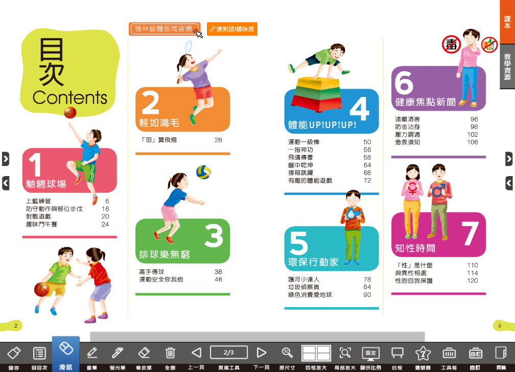 112學年上學期 國小 翰林版 健康與體育電子書 6年級(含課本、教學資源)教學光碟