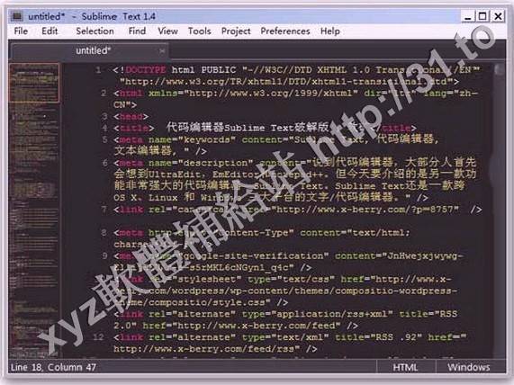 Sublime Text v2.2139 英文正式版(代理軟體)