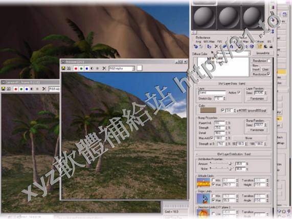 GUGILA GROUNDWIZ V1.8 FOR 3DSMAX 英文正式版(3DSMAX 地形自然景觀生成插件軟體)