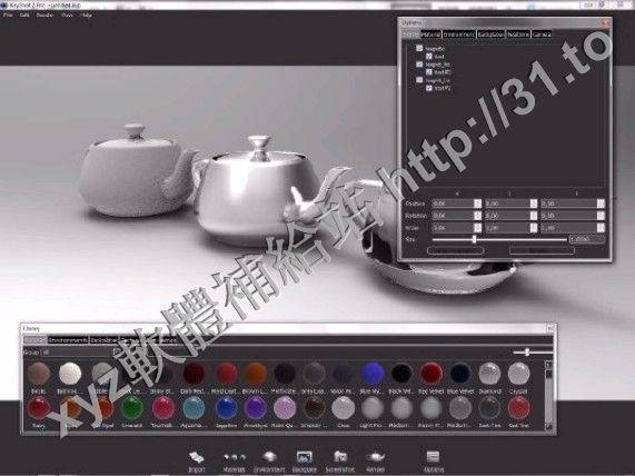 KeyShot Pro v3.3.15 英文正式版(即時光現追蹤渲染程式軟體)