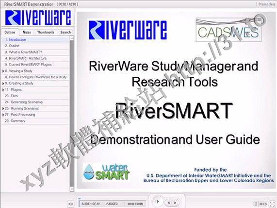 CADSWES RiverWare v6.6.6 英文正式版(條河系統建模軟體)