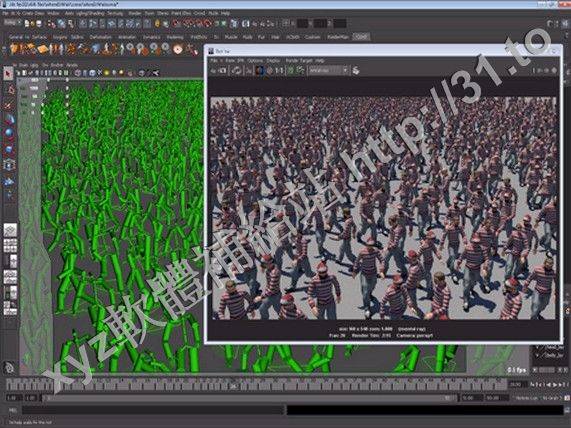 Golaem Crowd For Maya 2013 v4.0.5 英文正式版(3D應用軟體)