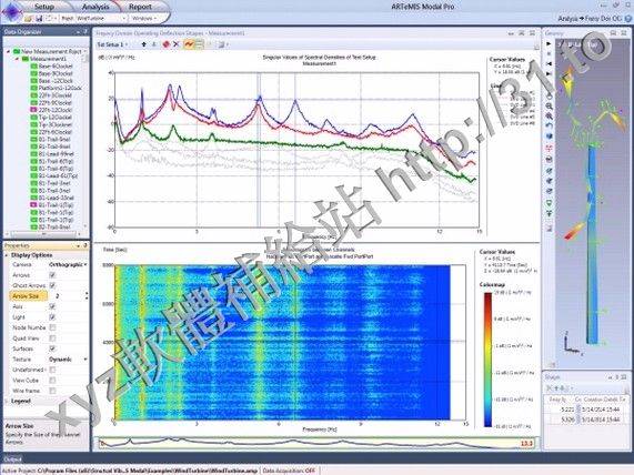 Structural Vibration Solutions ARTeMIS Modal v4.0.0.2 英文正式版(橋樑氣動彈性模型的模態參數識別軟體)
