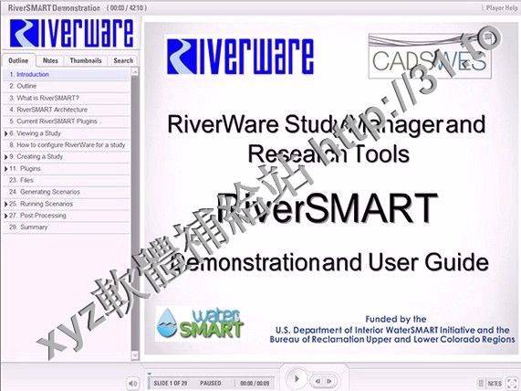 CADSWES RiverWare v6.7.2 英文正式版(條河系統建模軟體)