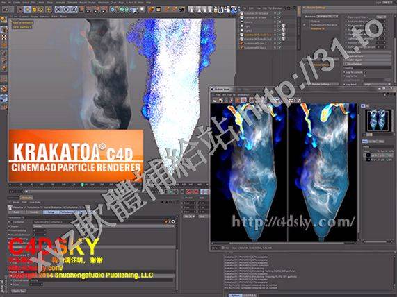 Thinkbox Krakatoa C4D v2.4.1.59322 英文正式版(超強粒子特效渲染器插件軟體)