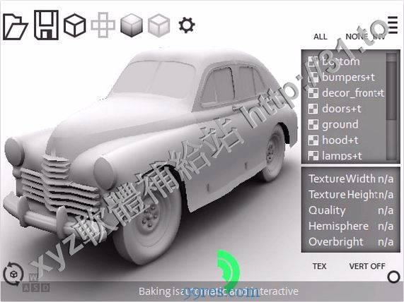 Rustic Dreams Faogen v3.0.54 x64 英文正式版(烘焙環境三維模型紋理或頂點顏色的軟體)