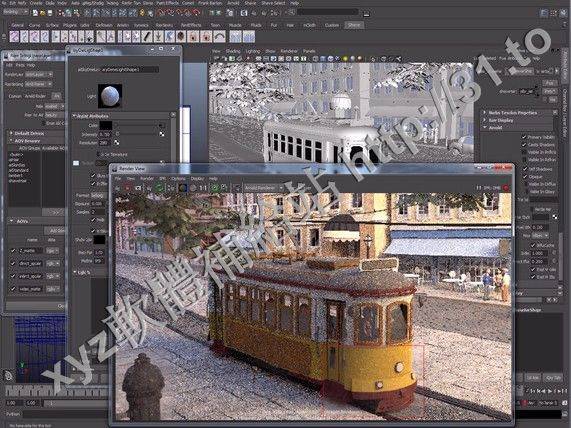 Solid Angle Maya To Arnold v1.4.0 For Maya 2015 英文正式版(蒙特卡洛光線追蹤渲染器軟體)