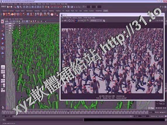 Golaem Crowd v5.2.2.For Maya 2014 英文正式版(3D渲染應用軟體)