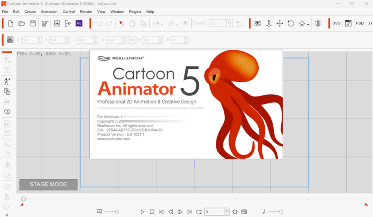 Reallusion Cartoon Animator 5.01 世界上最簡單的2D動畫軟體 英文版(DVD版)