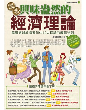 圖解興味盎然的經濟理論 出版公司:易博士出版社 作者:程韻璇、賴逸如、李承璟、陳永善、張蕎韻、林祖儀、黃敬哲、徐世緯、林倖如、謝芳怡 類型:社會科學-經濟 EPUB電子書 繁體中文版