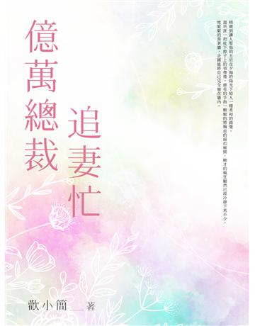 億萬總裁追妻忙(全) 出版公司:北京億森同創文化 作者:歡小簡 類型:類型文學-網路小說 EPUB電子書 繁體中文版