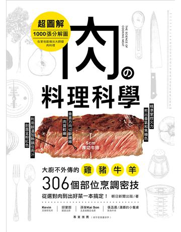 肉 料理科學【超圖解】 :1000張分解圖!大廚不外傳的雞豬牛羊306個部位烹調密技,從選對肉到出好菜一本搞定! 出版公司:台灣廣廈 作者:朝日新聞出版 類型:生活風格-飲食烹調 EPUB電子書 繁體中文版