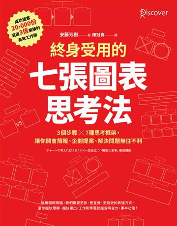 終身受用的七張圖表思考法：3個步驟╳7種思考框架，讓你開會簡報、企劃提案、解決問題無往不利【隨書送：七張圖表練習本】 出版公司:采實文化事業 作者:安藤芳樹 類型:商業-職場成功法 PDF電子書 繁體中文版