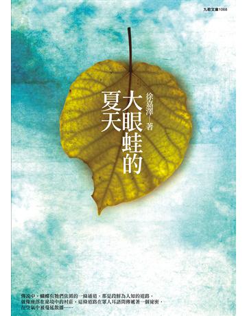 大眼蛙的夏天 出版公司:九歌出版社 作者:徐嘉澤 類型:華文文學-小說 EPUB電子書 繁體中文版