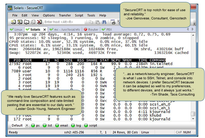 VanDyke SecureCRT v7.2.4.524 x64 英文正式版(終端仿真軟體)
