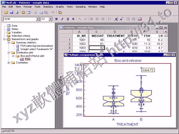 MedCalc v13.3.0.0 英文正式版(醫學計算軟體)