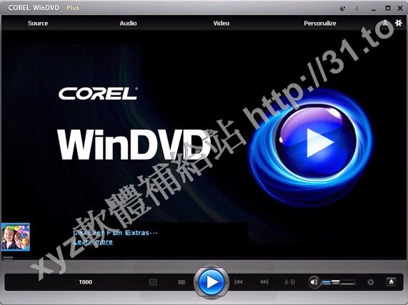 Corel WinDVD Pro v11.7.0.2 英文正式版(藍光及3D.HD影音播放軟體)